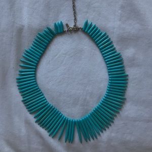 Kenneth Lane turquoise collar necklace